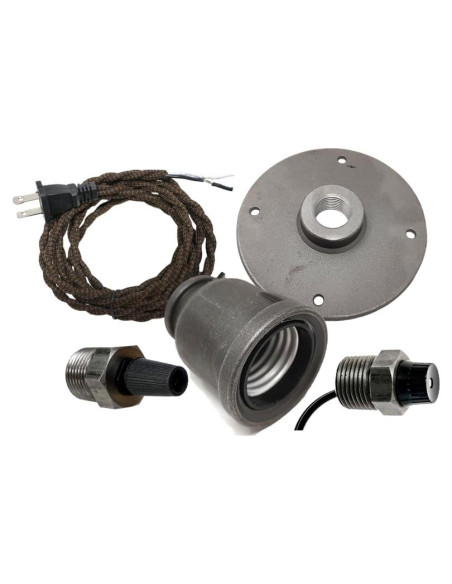 Kit de Lámpara de Tubo SteamLit con Cable de 2.44m