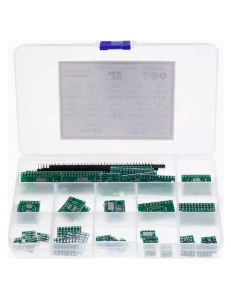 Kit de Placa PCB 70 Piezas Mustpoint Adaptadores DIP SOP