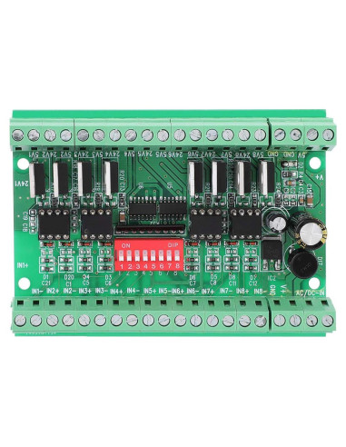 Convertidor de Nivel Lógico 8 Canales Jectse 5V-24V NPN/PNP