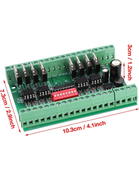 Convertidor de Nivel Lógico 8 Canales Jectse 5V-24V NPN/PNP