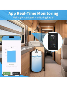 Sensor de Nivel de Agua Bluetooth Briidea LD-161 con Pantalla LED 2