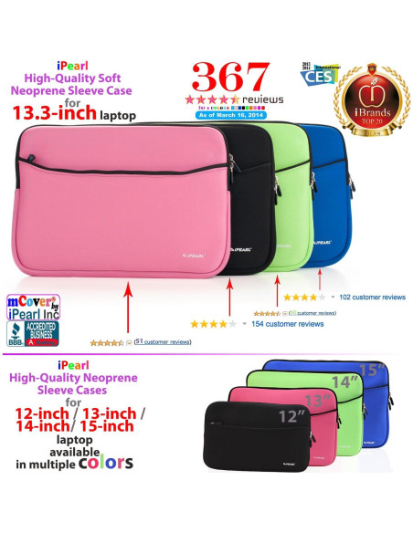 Funda Neopreno Suave 13" iPearl para MacBook y UltraBook - Azul