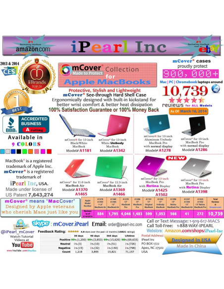 Funda Neopreno Suave 13" iPearl para MacBook y UltraBook - Azul