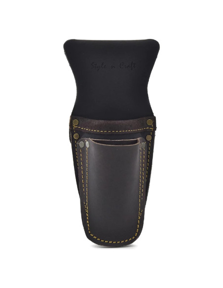 Bolsa de Herramientas Style N Craft 3 Bolsillos Cuero Marrón