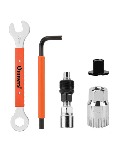Juego de Herramientas para Eje de Bicicleta Oumers - 15mm, 16mm