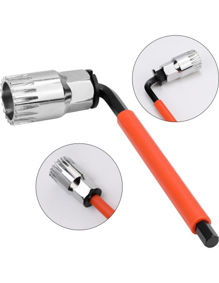 Juego de Herramientas para Eje de Bicicleta Oumers - 15mm, 16mm