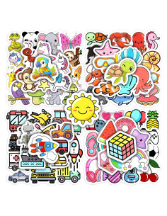 100 Stickers de Caricaturas Lindas Bolcguri - Impermeables