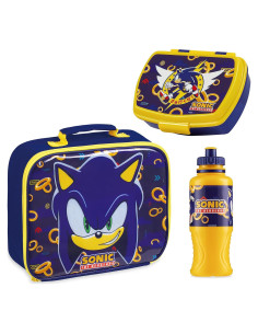 Set de Almuerzo Sonic The Hedgehog 3 Piezas Aislado 430ml