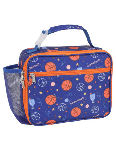 Bolsa de Almuerzo Aislada BrainyBees Baloncesto Azul 6L