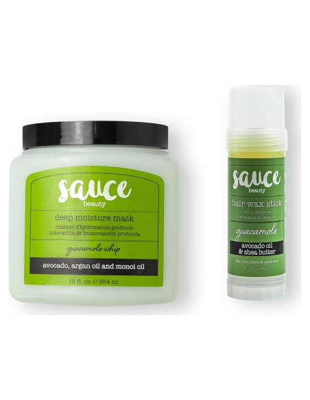 Mascarilla y Barra de Cera Guacamole Sauce Beauty - Hidratación Profunda