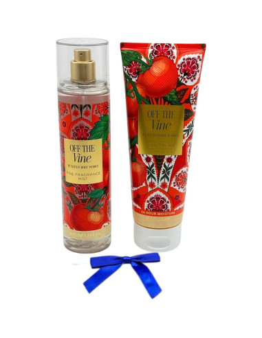 Set de Regalo Bath & Body Works Fuera de la Vid - Mist y Crema 2 Piezas