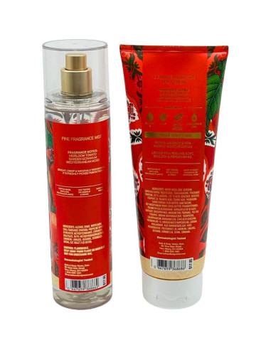 Set de Regalo Bath & Body Works Fuera de la Vid - Mist y Crema 2 Piezas