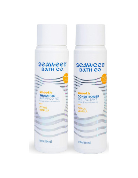 Juego de Champú y Acondicionador Seaweed Bath Co. 340g - Suave Vainilla Cítrica