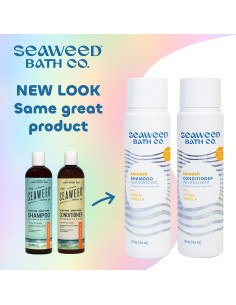 Juego de Champú y Acondicionador Seaweed Bath Co. 340g - Suave Vainilla Cítrica 2