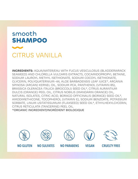 Juego de Champú y Acondicionador Seaweed Bath Co. 340g - Suave Vainilla Cítrica