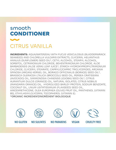 Juego de Champú y Acondicionador Seaweed Bath Co. 340g - Suave Vainilla Cítrica