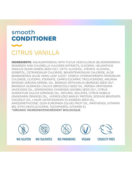 Juego de Champú y Acondicionador Seaweed Bath Co. 340g - Suave Vainilla Cítrica