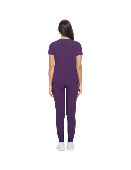 Conjunto de Scrubs Jogger Esenciales para Mujeres Uniformes Naturales