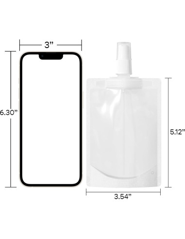 50 Pcs Botellas de Suero Recargables QQ Studio 95 ml