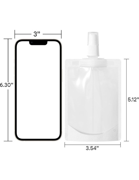 50 Pcs Botellas de Suero Recargables QQ Studio 95 ml