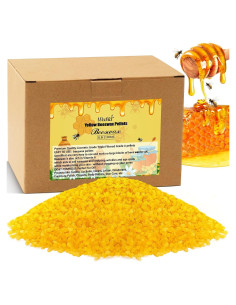 Gránulos de Cera de Abeja Amarilla WuNa 2.25 kg Grado Alimenticio
