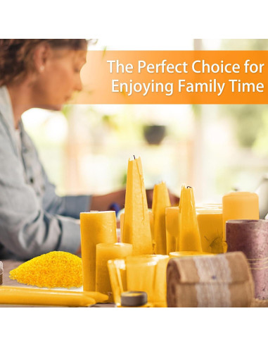 Gránulos de Cera de Abeja Amarilla WuNa 2.25 kg Grado Alimenticio