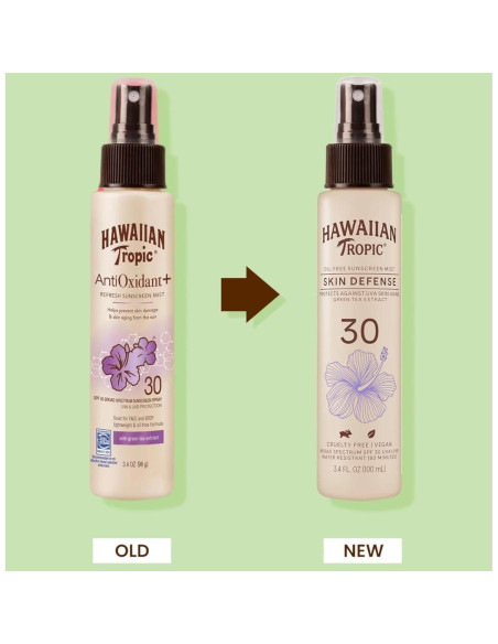 Protector Solar Mist Hawaiian Tropic SPF 30 - 100 ml x 2