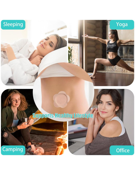 120 Parches Desechables de Aceite de Ricino GOOPRAD 8x8cm