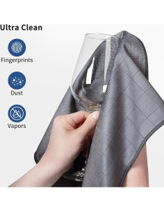 Paños de Microfibra ROSEOK 39.88x34.93cm Paquete de 6 2