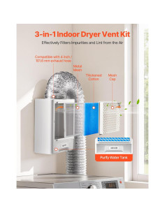 Kit de Ventilación para Secadora Interior VEVOR HG-04, 4" 2