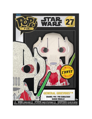 Pin Pop! Funko Star Wars General Grievous Brilla en la Oscuridad