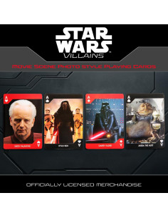 Baraja de Cartas Villanos Star Wars Aquarius - 54 Cartas 2