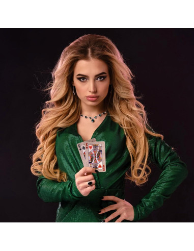 4 Barajas de Cartas de Juego Impermeables KKONHII 57x87mm