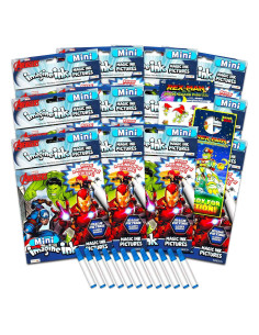 Conjunto de 12 Libros de Colorear Imagine Ink Marvel Avengers