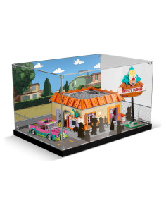 Caja de Exhibición Acrílica NAOCARD para Lego Los Simpsons Krusty Burger