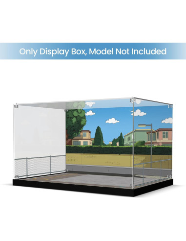 Caja de Exhibición Acrílica NAOCARD para Lego Los Simpsons Krusty Burger