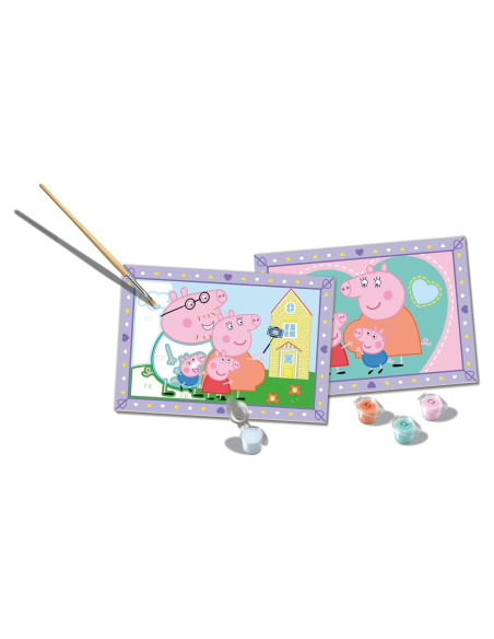 Kit de Pintura por Números Ravensburger Peppa Pig 33.5x23.1cm