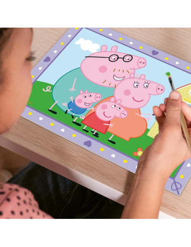 Kit de Pintura por Números Ravensburger Peppa Pig 33.5x23.1cm