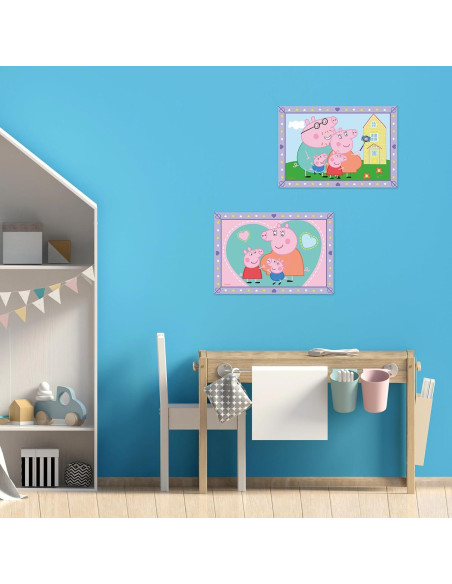 Kit de Pintura por Números Ravensburger Peppa Pig 33.5x23.1cm