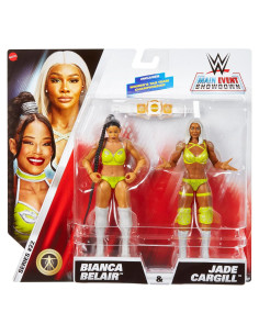 Figuras de Acción WWE Jade Cargill y Bianca Belair 2-Pack