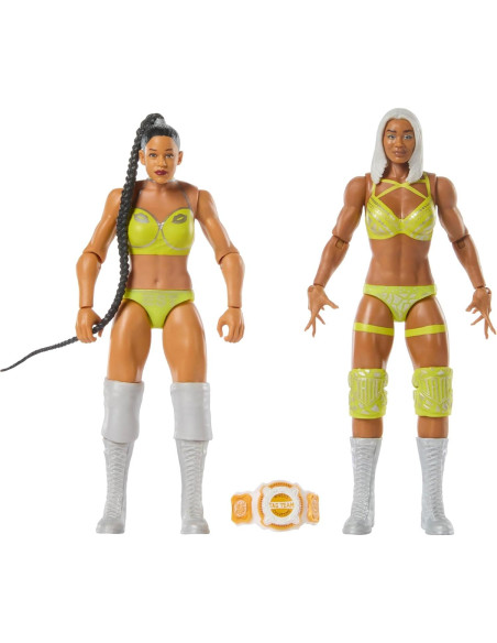 Figuras de Acción WWE Jade Cargill y Bianca Belair 2-Pack
