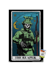 Cartel de Pared Call of Duty Modern Warfare 2 Ghost 56.5x86.4cm