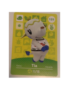 Tarjeta Amiibo Tia 121/200 Nintendo Animal Crossing