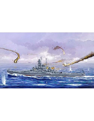 Kit de Modelo Acorazado USS South Dakota 1/700 Trumpeter