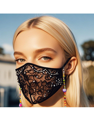 Cadena de Gafas Elegante con Perlas para Mujeres 74.93 cm