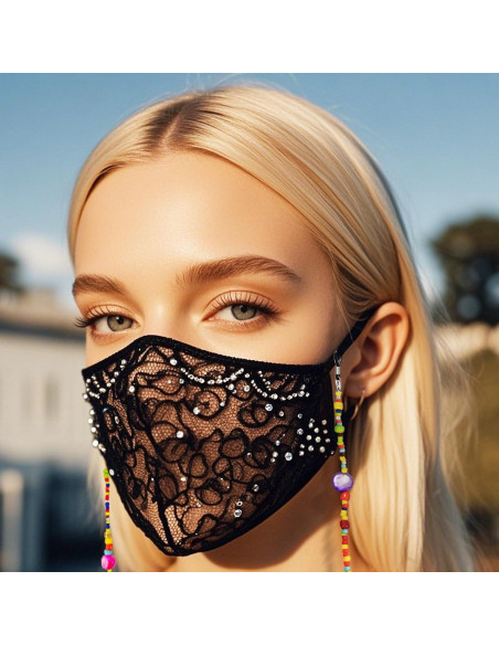 Cadena de Gafas Elegante con Perlas para Mujeres 74.93 cm