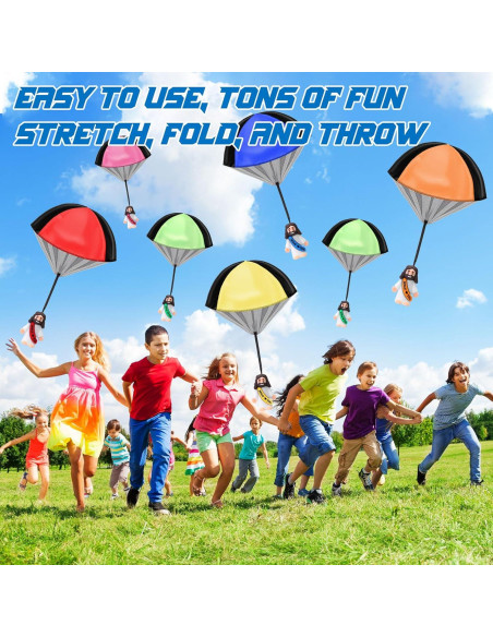 12 Juguetes Paracaídas Jesús Te Ama Multicolor 66x40 cm