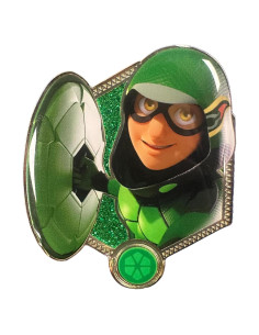 Pin Coleccionable Carapace Miraculous Zen Monkey 3.81 cm