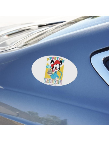 Imán Ovalado Animaniacs Graphics & More 17.8x10.2cm Vinilo