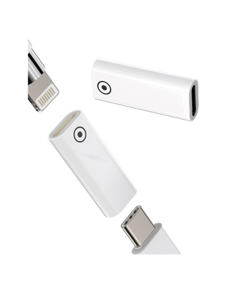 Adaptador USB C a Lightning 2-Pack para Apple Pencil 1ra Gen